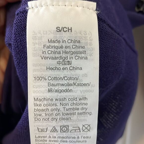 New J. Crew Purple Embellished Cardigan - Picture 6 of 7